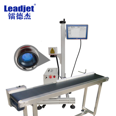 Máquina de gravura industrial do laser da fibra 20w, máquina de impressão do Inkjet da tubulação do Pvc 1kVA